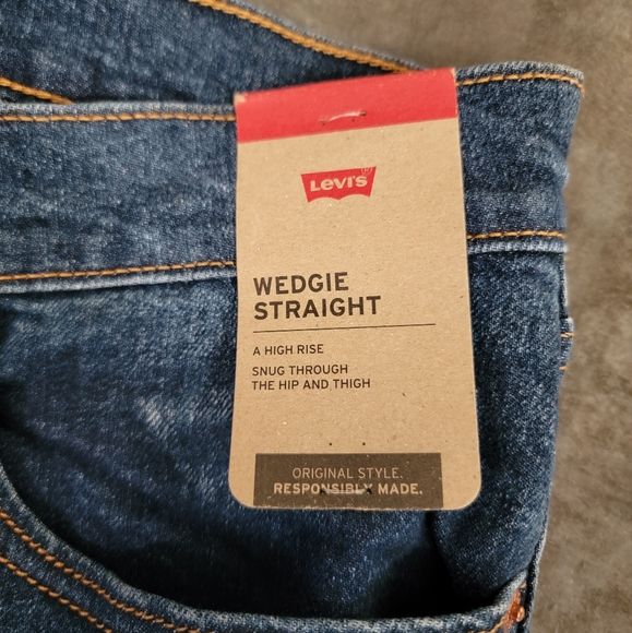 Levi's Wedgie Straight Denim Jeans, Women's, Size 24, NWT - Picture 7 of 11